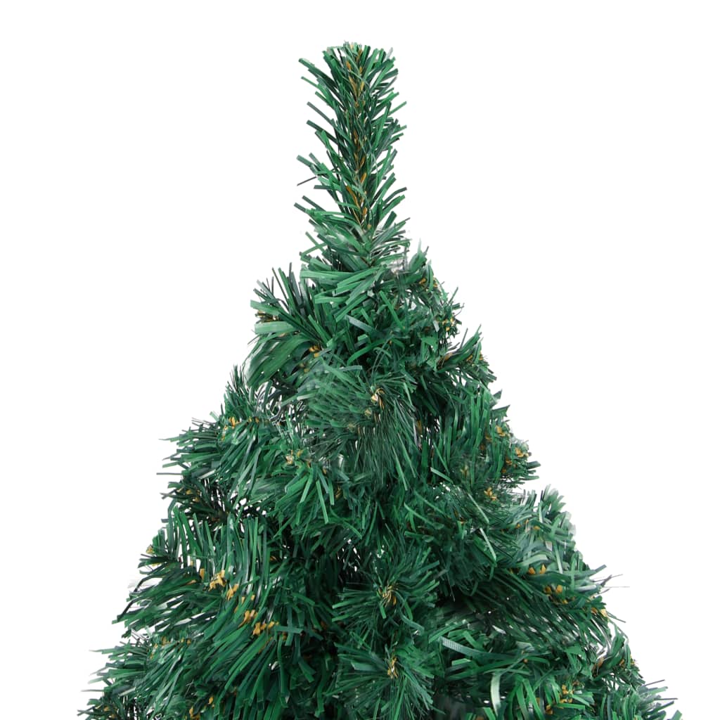 vidaXL Artificial Pre-lit Christmas Tree with Thick Branches Party Decoration-1