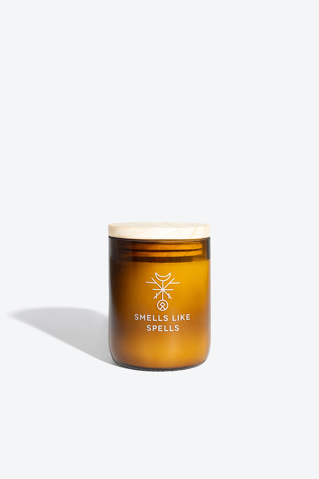 Soy wax scented candle with wooden wick FREYR Smells Like Spells