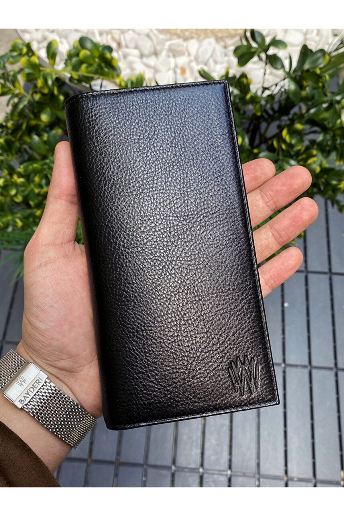 NNEDSZ Leather Phone Wallet - Black-0