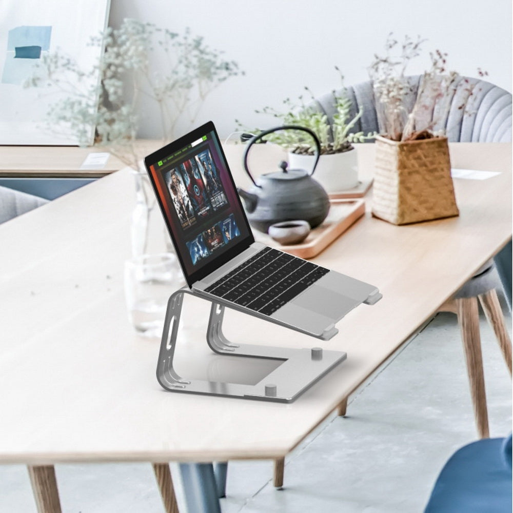 NNEDSZ CL510 Ergonomic Aluminium Cooling Stand Elevator for Laptop MacBook-4
