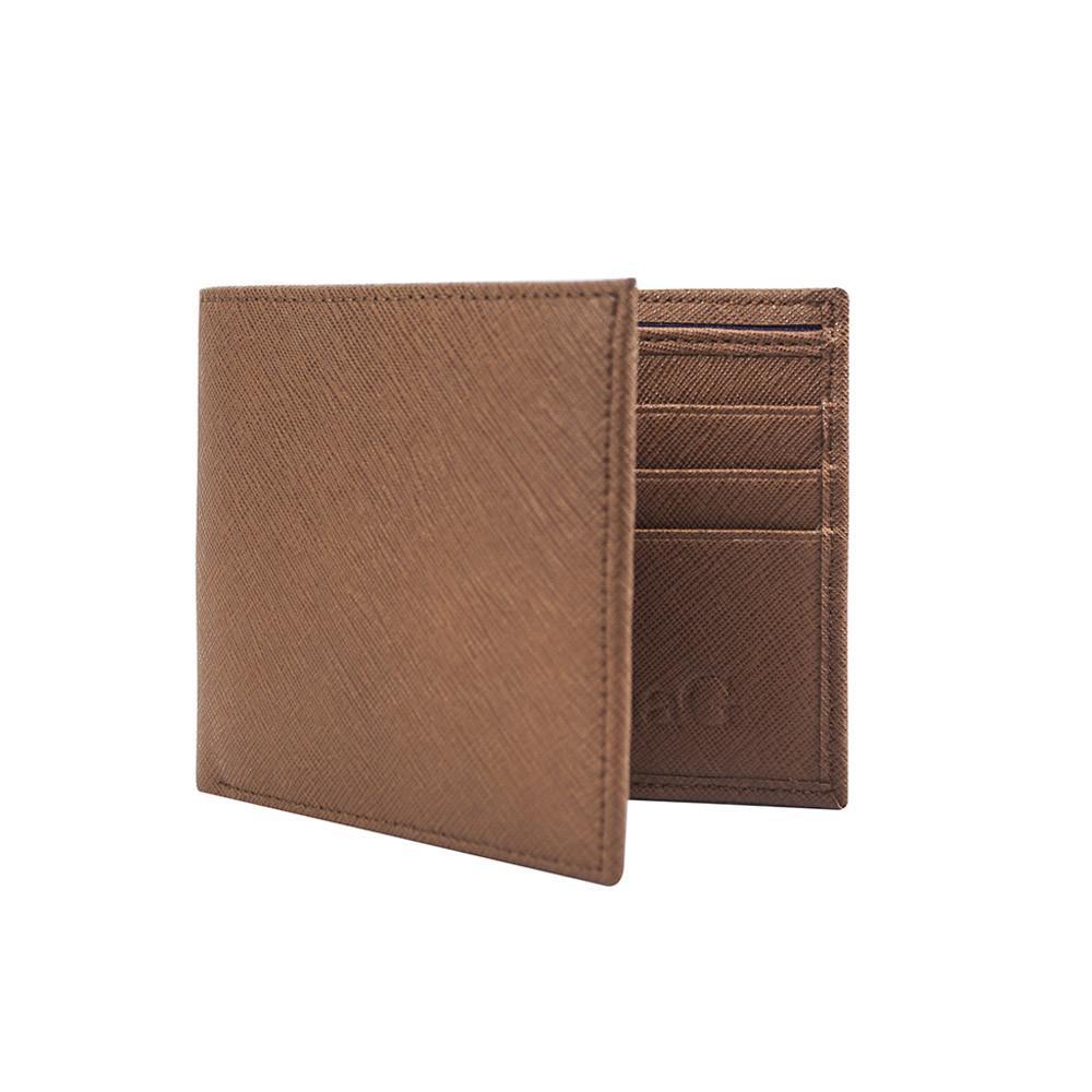 Men's Leather Wallet - Chocolate-0