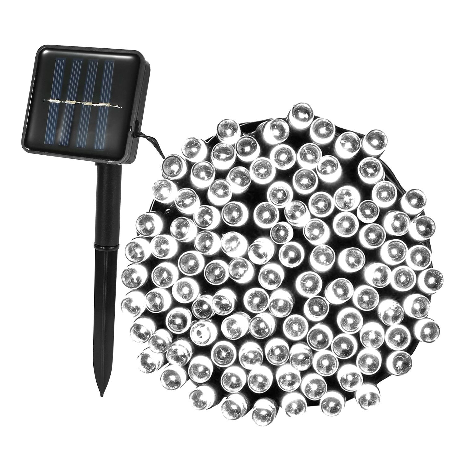 Solar String Lights LED Solar Power Fairy String Light 12M 100 LEDs 8 Lighting Mode Multicolor Waterproof Starry String Lights-5
