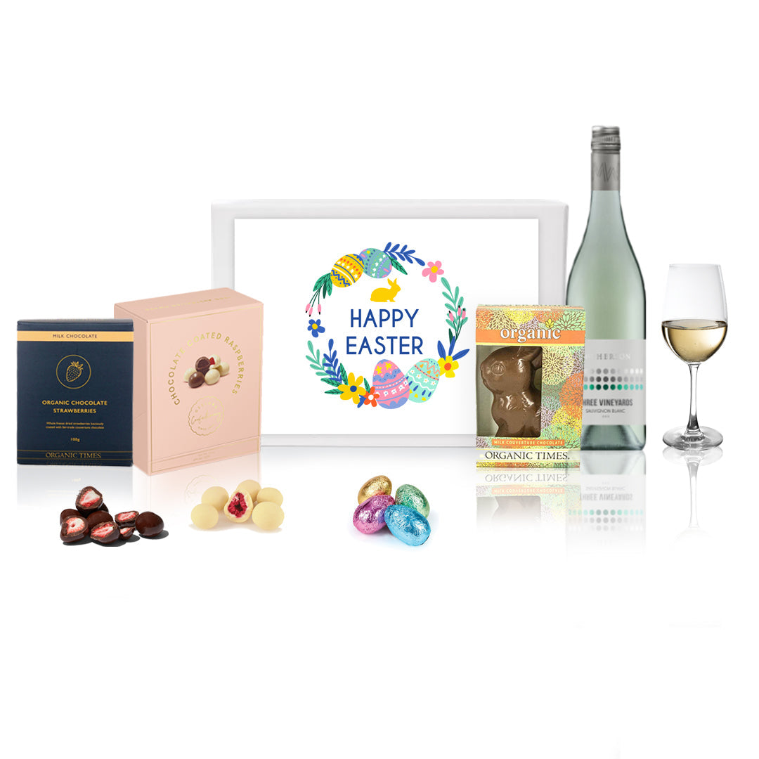 Easter Chocolates & Wine Gift Hamper-1