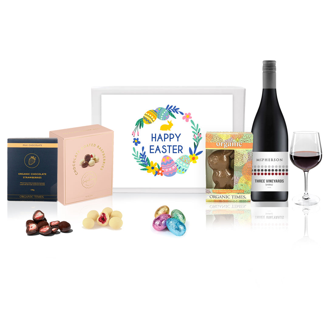 Easter Chocolates & Wine Gift Hamper-0
