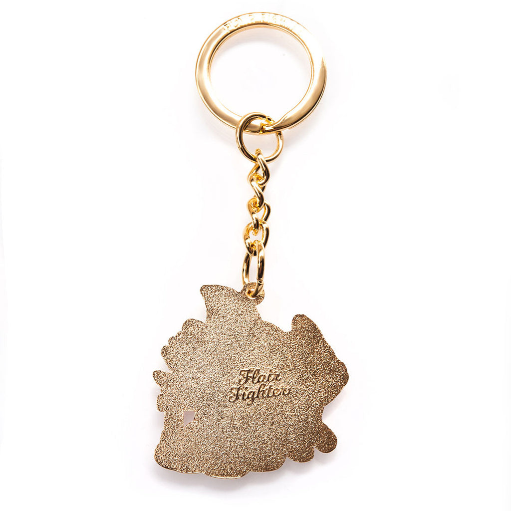 Ninja Cat Enamel Keychain-2