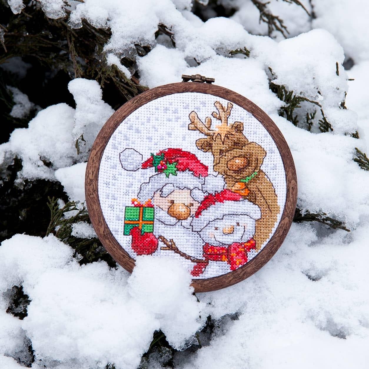 M-504C Counted cross stitch kit series "New Year Stories"-0