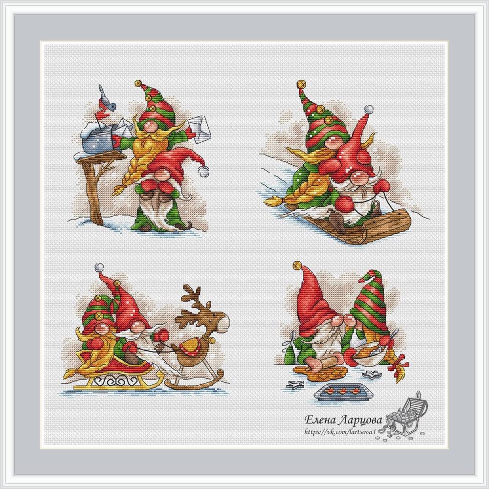 New Year Holiday - PDF Cross Stitch Pattern-0