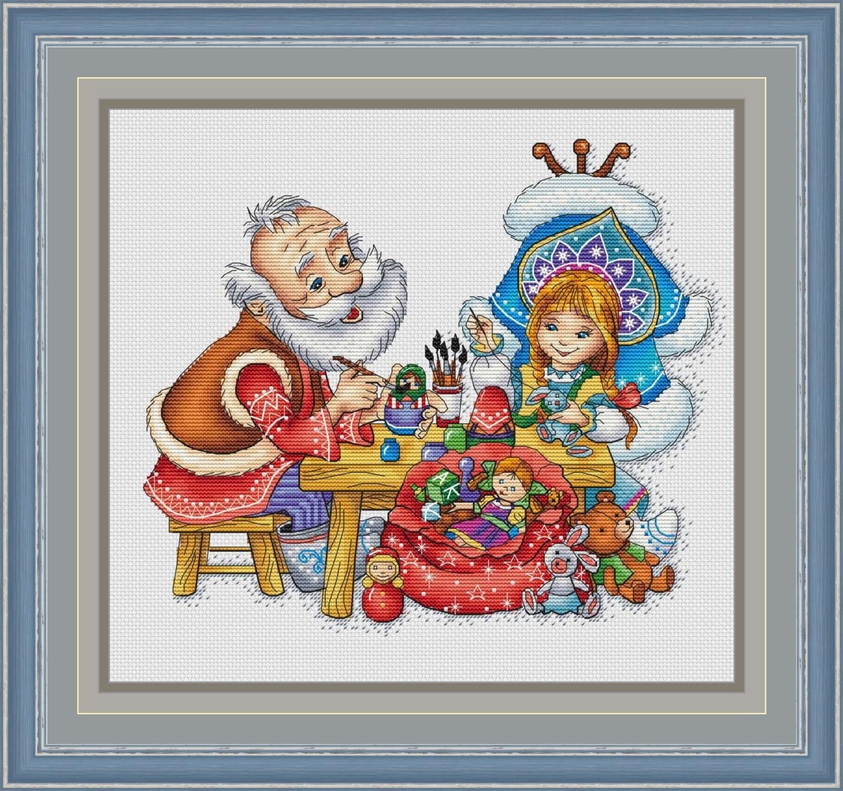 Preparing for New Year - PDF Cross Stitch Pattern-0
